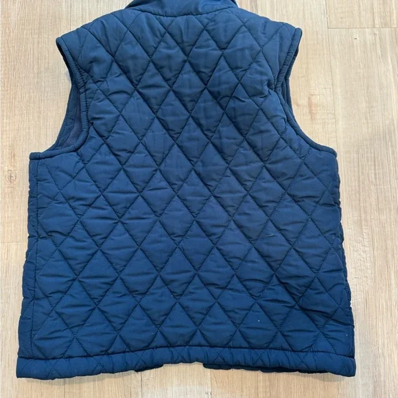 Janie and Jack Quilted Navy Vest Size 5-6 - Picture 2 of 3